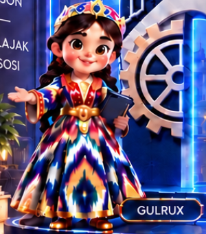 Gulrux: atlas libos, milliy bosh kiyim va kitob